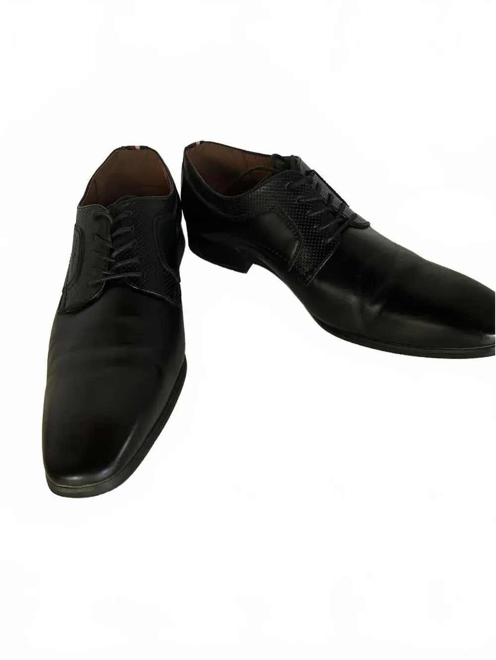 Tommy Hilfiger Soli Derby Black Oxford Dress Shoes Men's 12